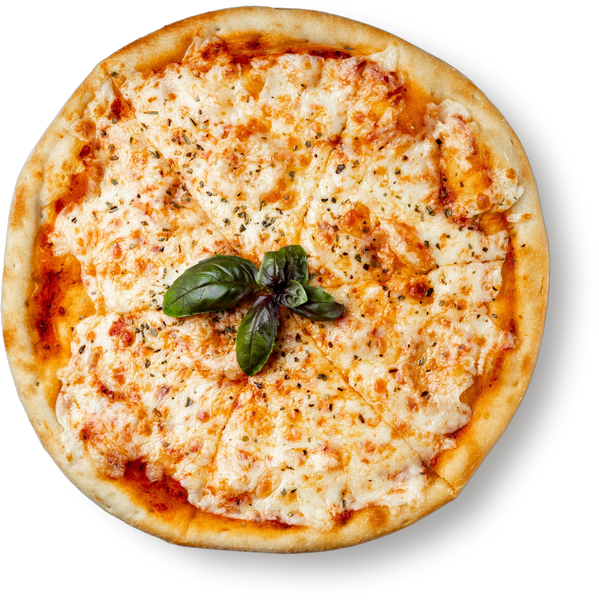 Isolated Pizza on White